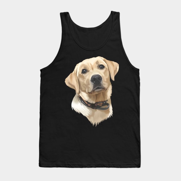 brown dog vector Tank Top by ビーズ